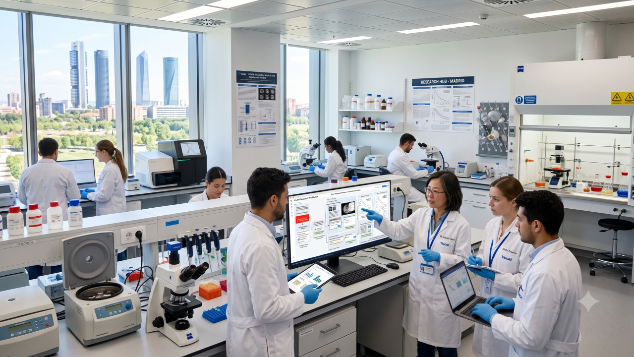 Integrated research workbench connecting imaging, records, genomics and outcomes