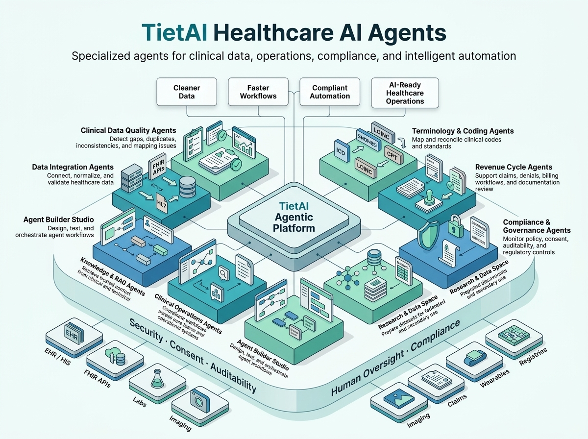 TietAI healthcare data platform hero image 3