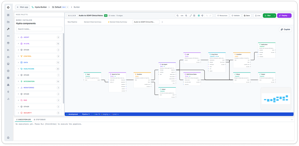 Hydra Agentic Studio product screenshot